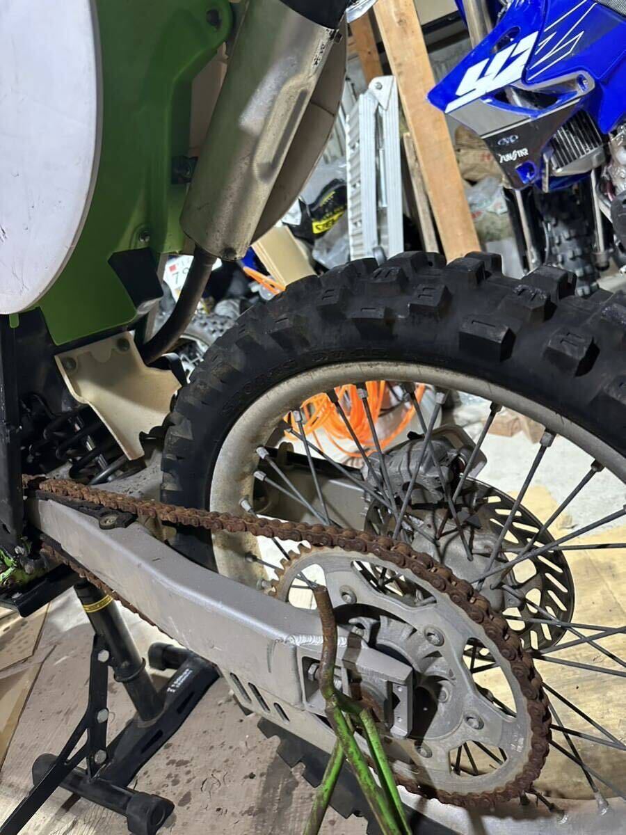 kx125 02年 カワサキ モトクロッサー 不動車 部品取の画像7