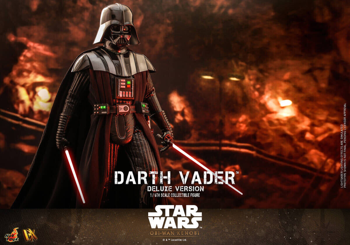 ホットトイズ 1/6 オビ＝ワン ケノービ ダース ベイダー DX.Ver 未開封新品 DX28 スター ウォーズ HOTTOYS Darth Vader マンダロリアン_画像6