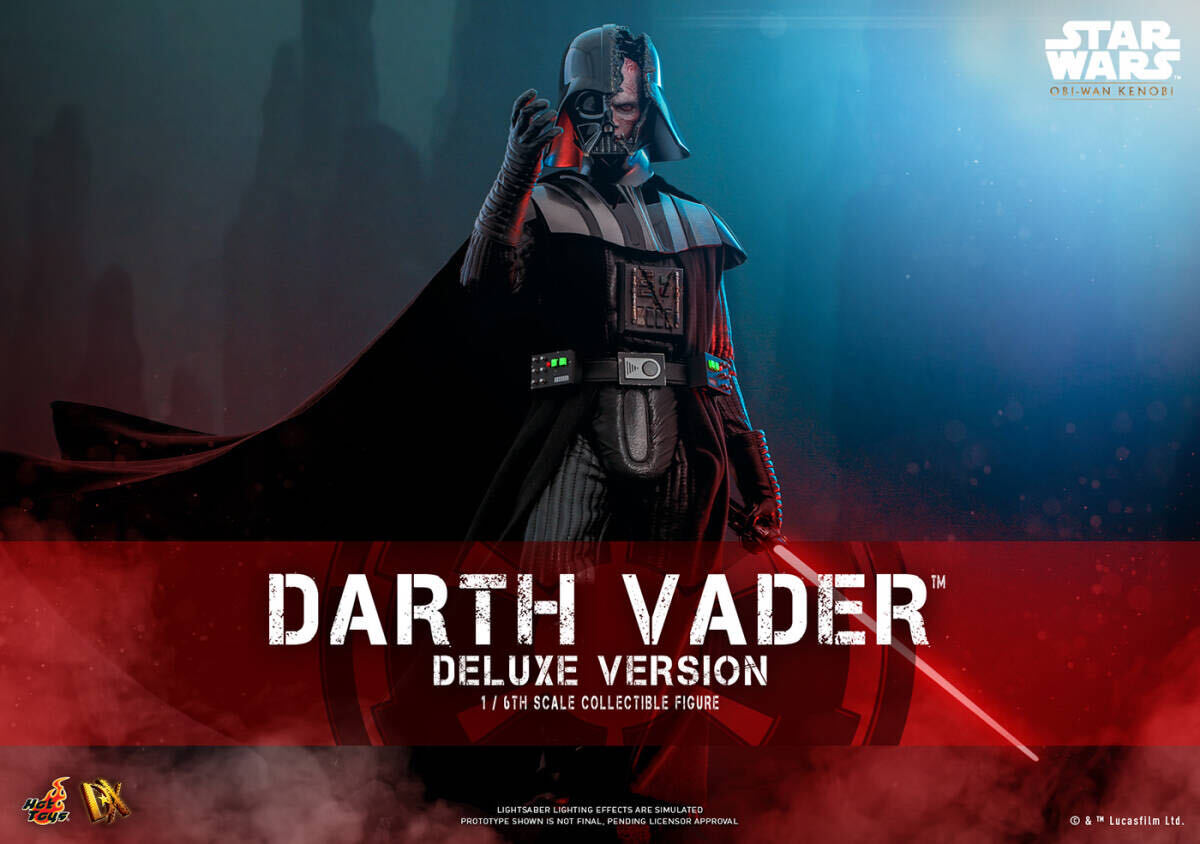 ホットトイズ 1/6 オビ＝ワン ケノービ ダース ベイダー DX.Ver 未開封新品 DX28 スター ウォーズ HOTTOYS Darth Vader マンダロリアンの画像1