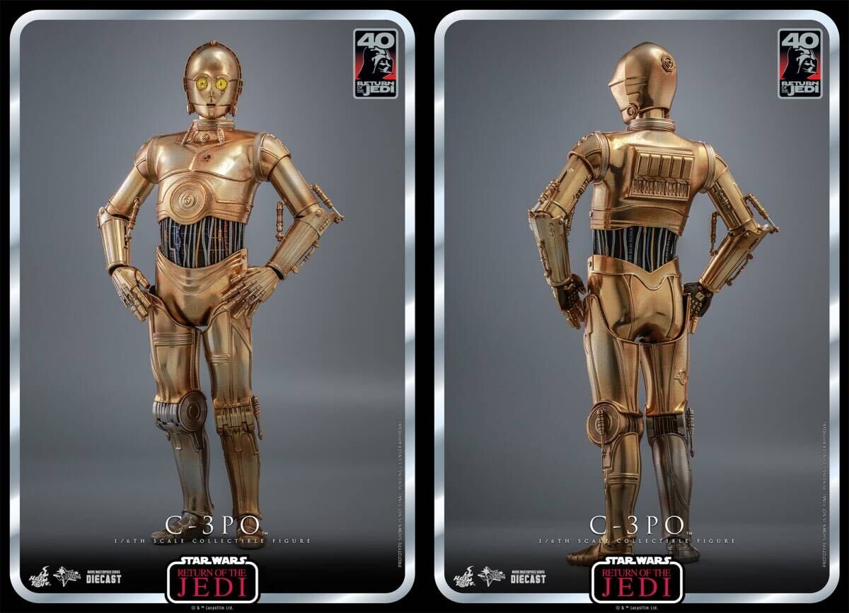 ホットトイズ 1/6 スター ウォーズ エピソード６ ジェダイの帰還 C-3PO 未開封新品 MMS701D56 Star Wars HOTTOYS 検) MMS650D46の画像2