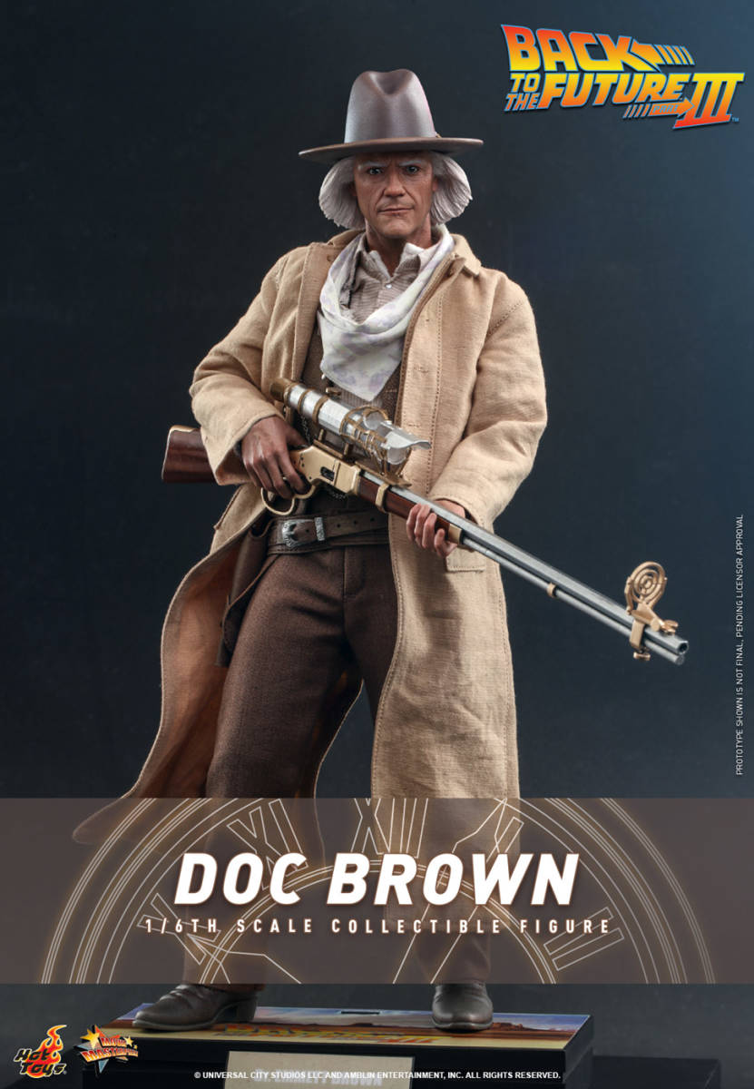 ホットトイズ 1/6 バック・トゥ・ザ・フューチャー PART3 エメット ブラウン博士 未開封新品 MMS617 Back to the Future Doc Brown HOTTOYS
