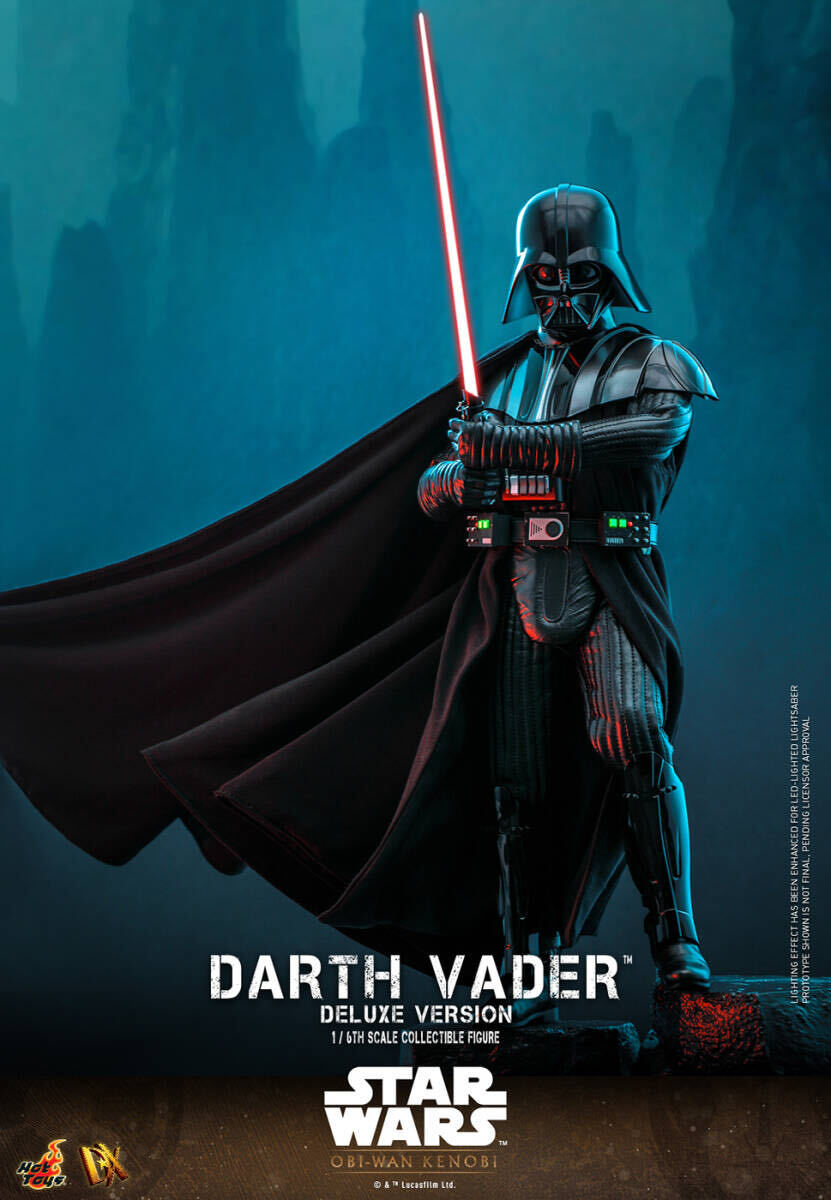 ホットトイズ 1/6 オビ＝ワン ケノービ ダース ベイダー DX.Ver 未開封新品 DX28 スター ウォーズ HOTTOYS Darth Vader マンダロリアンの画像5