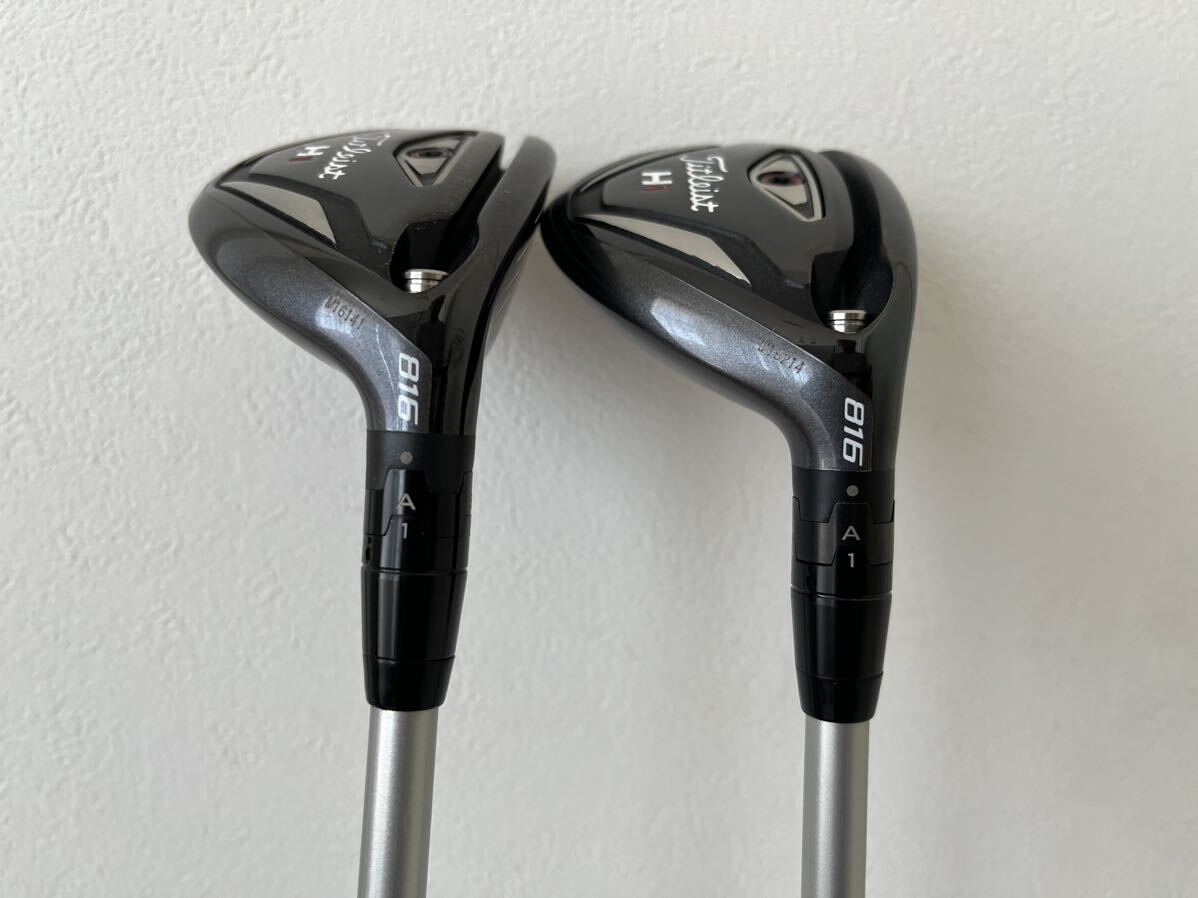 【美品２本セット】 タイトリスト Titleist 816 H1 19 21 / MCI 70 S_画像3