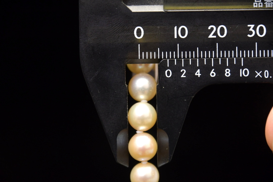 820 真珠 ネックレス SILVER刻印 QUEEN● アクセサリー パール シルバー 装飾品 宝石 貴金属_画像10