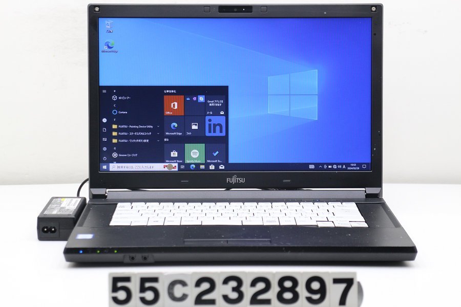 富士通 LIFEBOOK A577/T Core i3 7130U 2.7GHz/8GB/256GB(SSD)/15.6W/FWXGA(1366x768)/Win10 【55C232897】