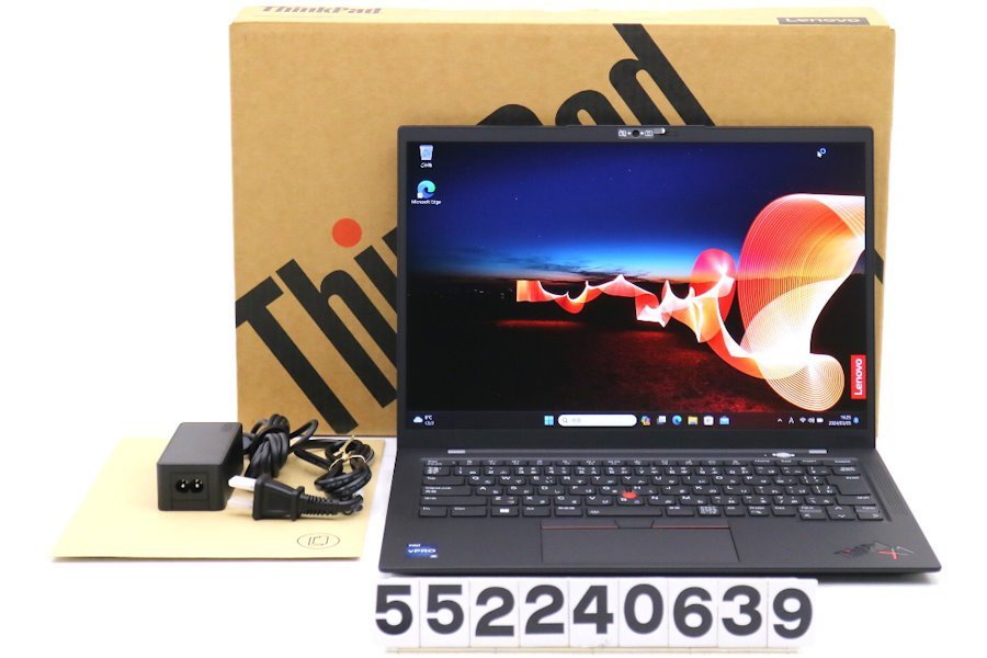 【新品開封品】Lenovo ThinkPad X1 Carbon Gen10 Core i5 1245U 1.6GHz/16GB/256GB(SSD)/14W/WUXGA(1920x1200)/Win11 【552240639】_画像1