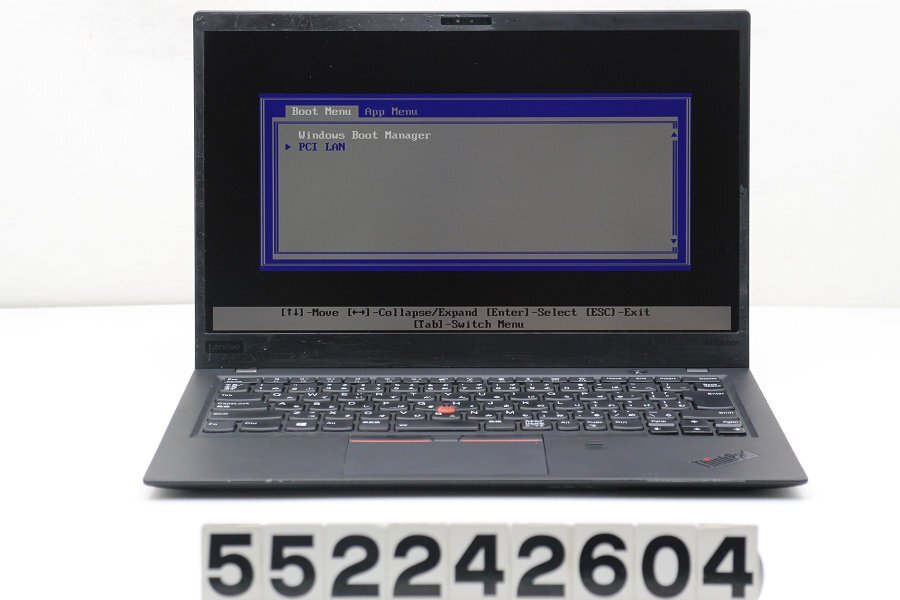 【ジャンク品】Lenovo ThinkPad X1 Carbon 6th Gen Core i5 8350U 1.7GHz/16GB/ストレージ無し 不良複数 AC欠品_画像1