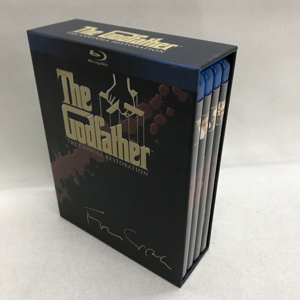 【3S33-058】送料無料 Blu-ray BOX The Godfather THE COPPOLA RESTORATION ゴッドファーザー リストレーション BD4枚組の画像1
