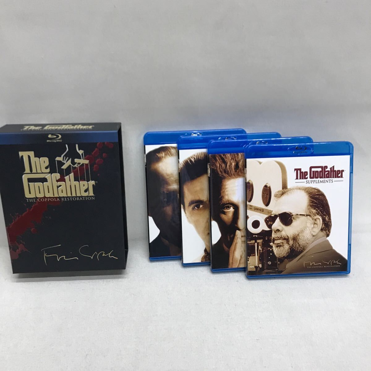 【3S33-058】送料無料 Blu-ray BOX The Godfather THE COPPOLA RESTORATION ゴッドファーザー リストレーション BD4枚組の画像5