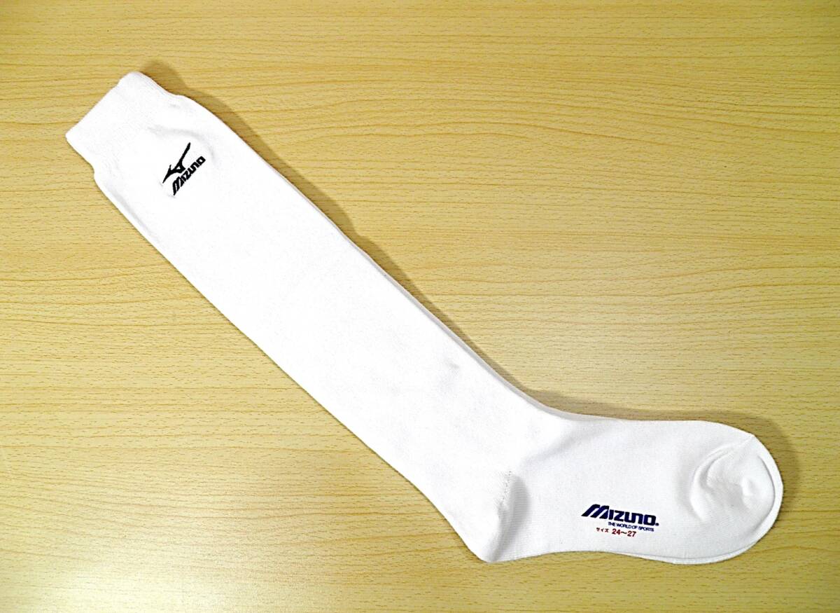 【未使用★レッグウェア】野球 ソフトボール◆MIZUNO RUNBIRD◆アンダーソックス◆アンダーストッキング◆24-27cm◆45cm ロング丈◆_画像2