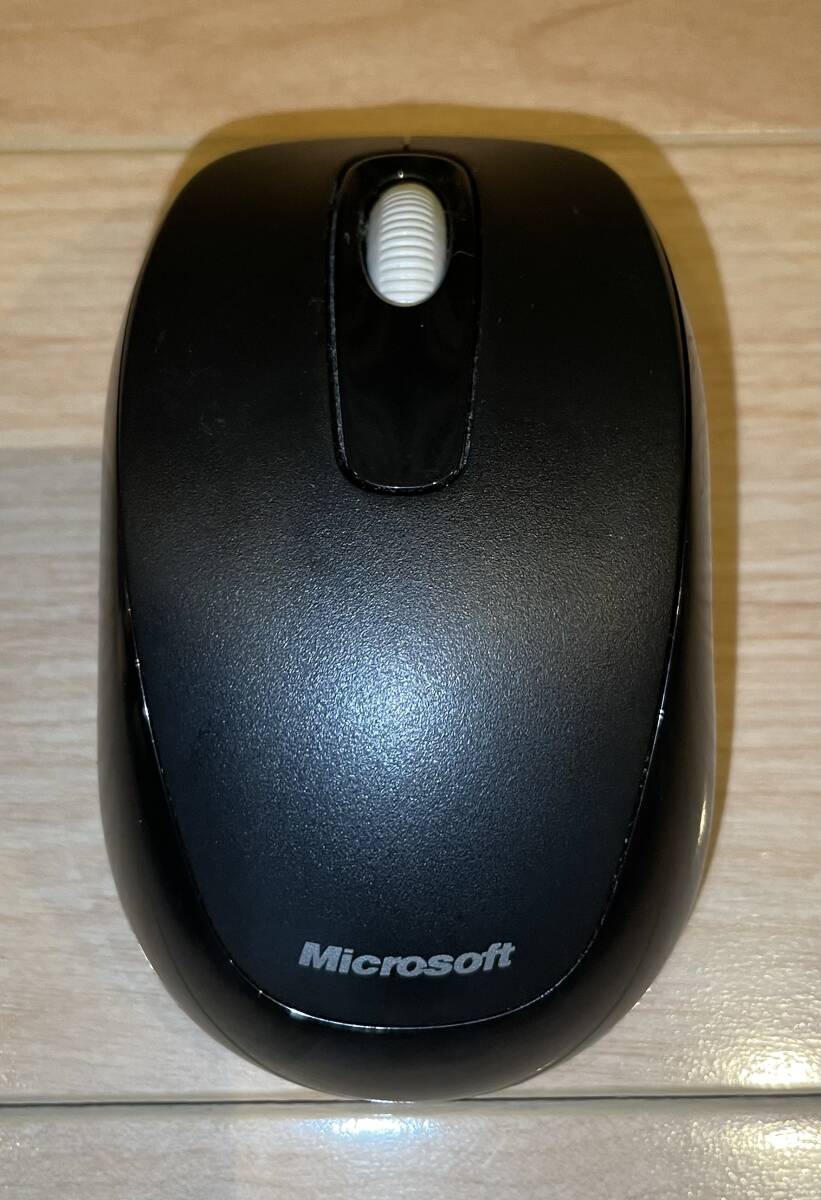 マイクロソフト ワイヤレス マウス Wireless Mobile Mouse 1000 Black 中古です。_表です。