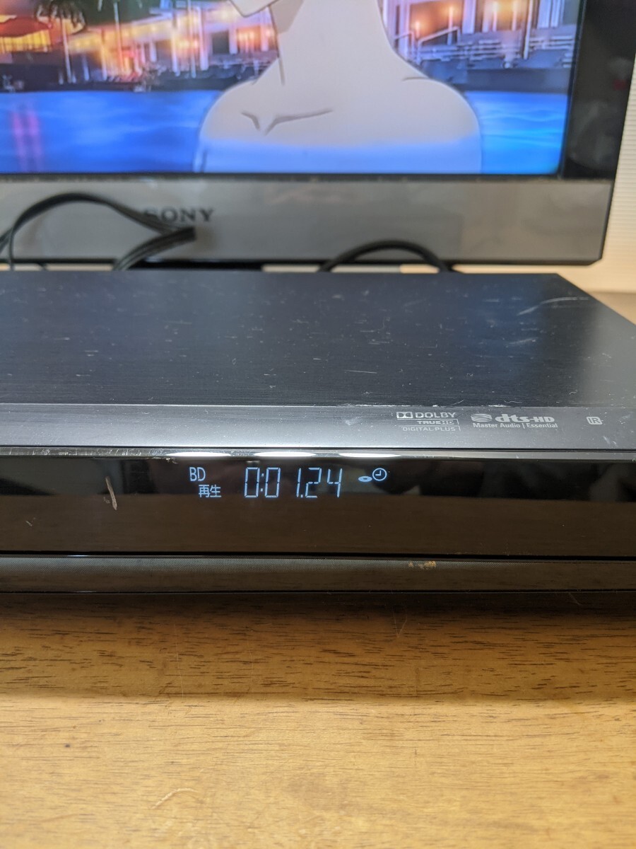 IY0606 Panasonic VIERA DMR-BR580 BLU-RAY DVD PLAYER DVDプレーヤー/パナソニック/ビエラ/2010年製 本体のみ 動作品 現状品_画像2