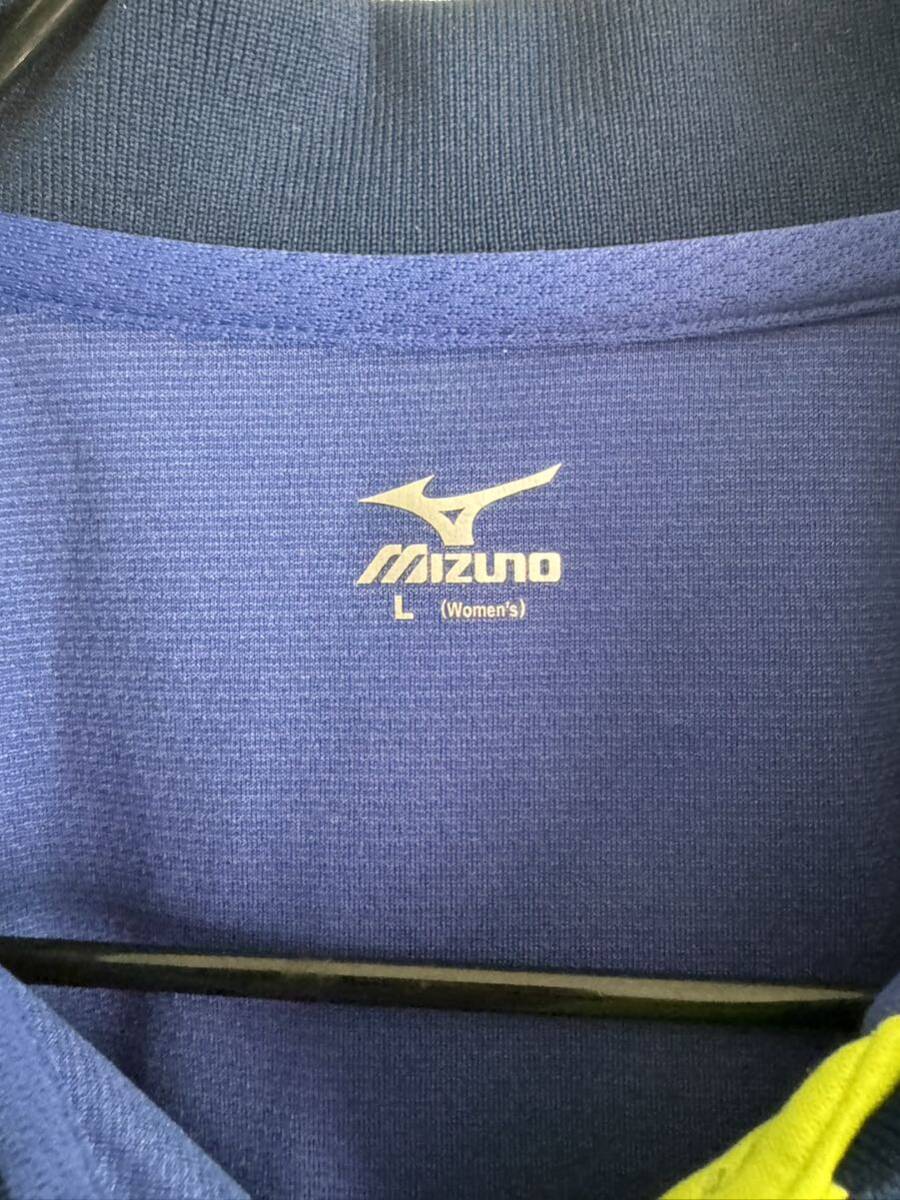 【MIZUNO】送料無料です☆ジュニアレディース用♪トレーニングウェア！ジュニアテニス用として使用していました☆ポロシャツ！_画像3