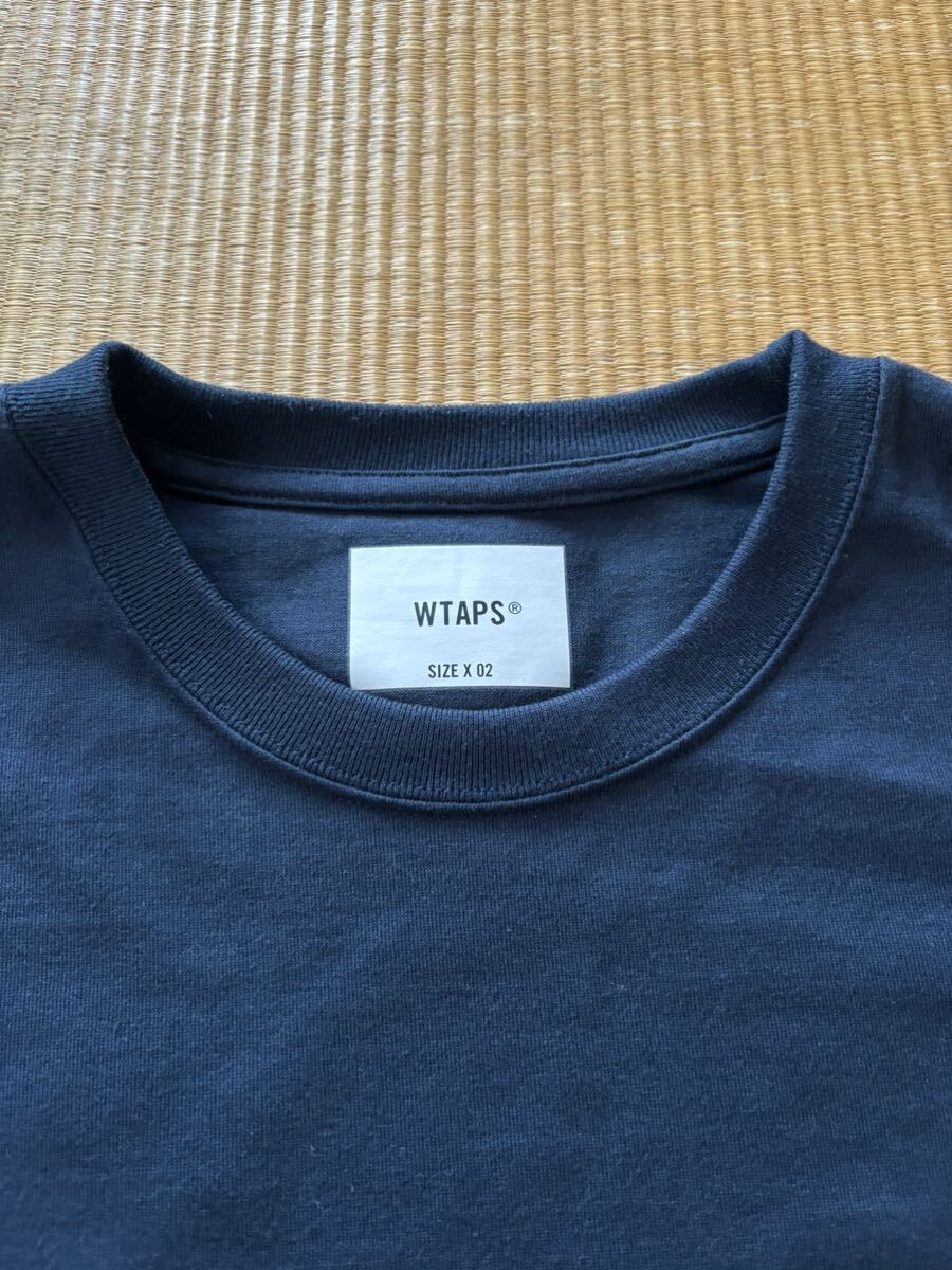 wtaps 長袖Tシャツ ネイビー　M_画像5