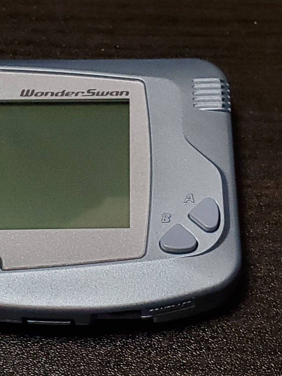 ●バンダイ ワンダースワン SW-001 起動確認済み 本体のみ ブルーメタリック WonderSwan 部品取り改造用に●送料無料の画像3