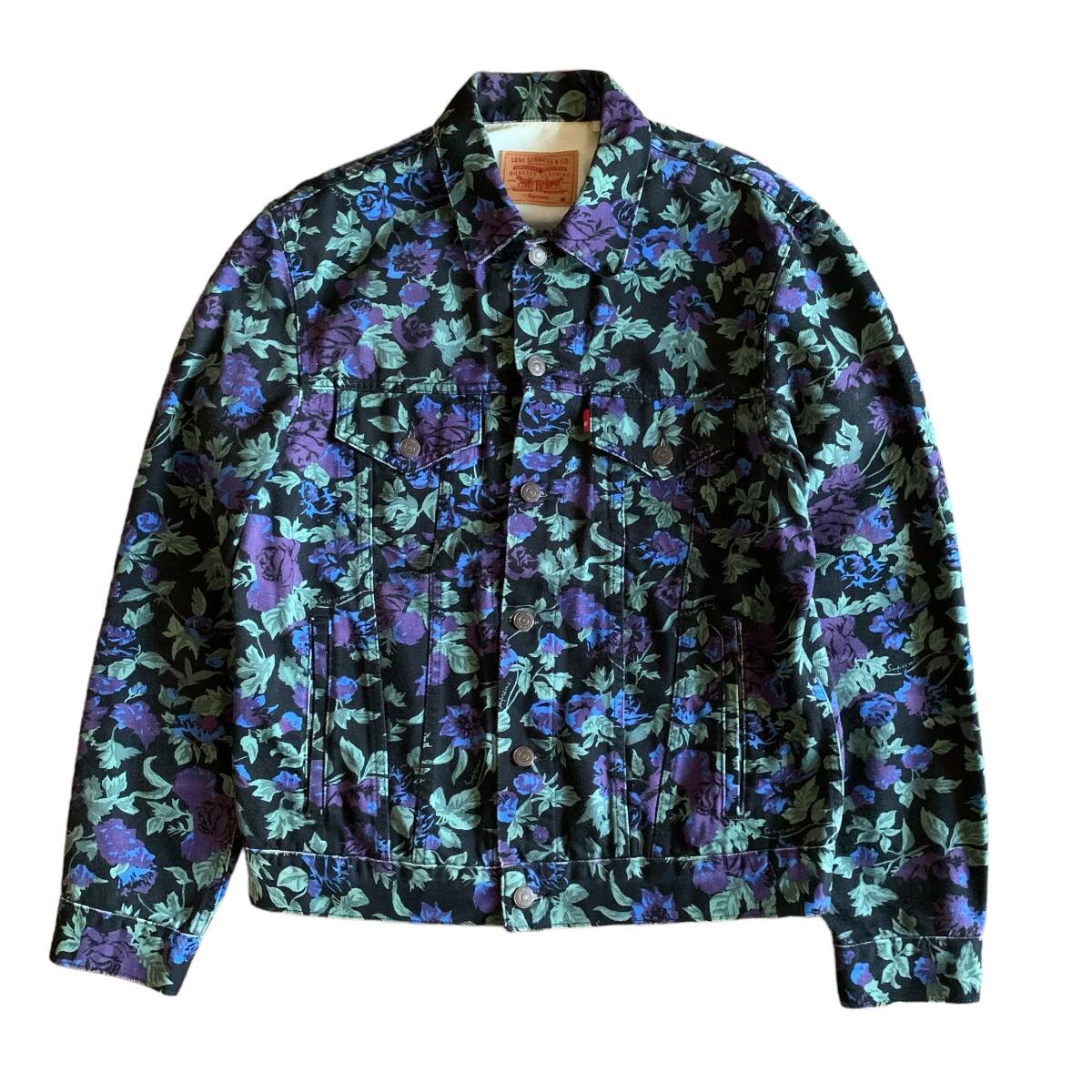16SS Supreme Levi's Roses Trucker Jacket リーバイス Levis 花 16SS Supreme Levi's Roses Trucker Jacket リーバイス Levis 花