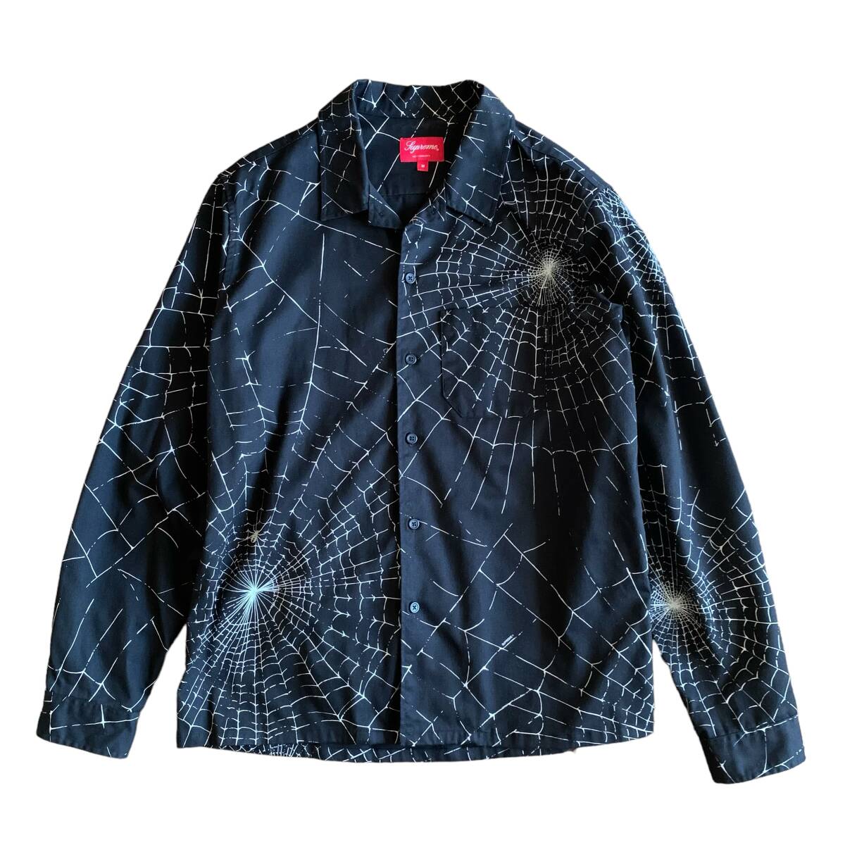 16FW supreme spiderweb shirt スパイダー　ブラック　黒