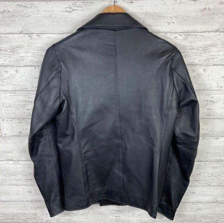  ultimate beautiful goods GOSTAR DE FUGA double rider's jacket ram leather Fuga original leather high class L black black leather jacket 