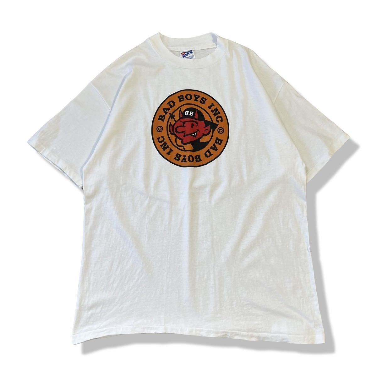 【90s】Bad Boys Inc 半袖 バンドTシャツ XL バッドボーイズインク シングルステッチ プリントロゴ バンT ヴィンテージTシャツ USA製