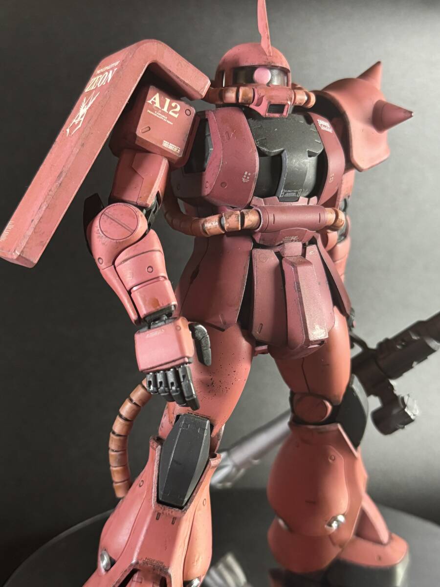 MG シャア専用ザクⅡ Ver2.0 塗装済完成品_画像7