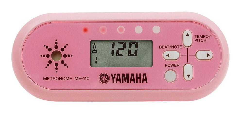 Обратное решение ◆ Новая ◆ Бесплатная доставка Yamaha ME-110pk Slim Type Electronic Metronome/Mail Service