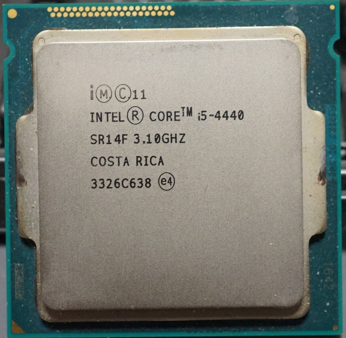 【動作確認済】Intel Core i5 4440 LGA1150 CPU本体のみ_画像1