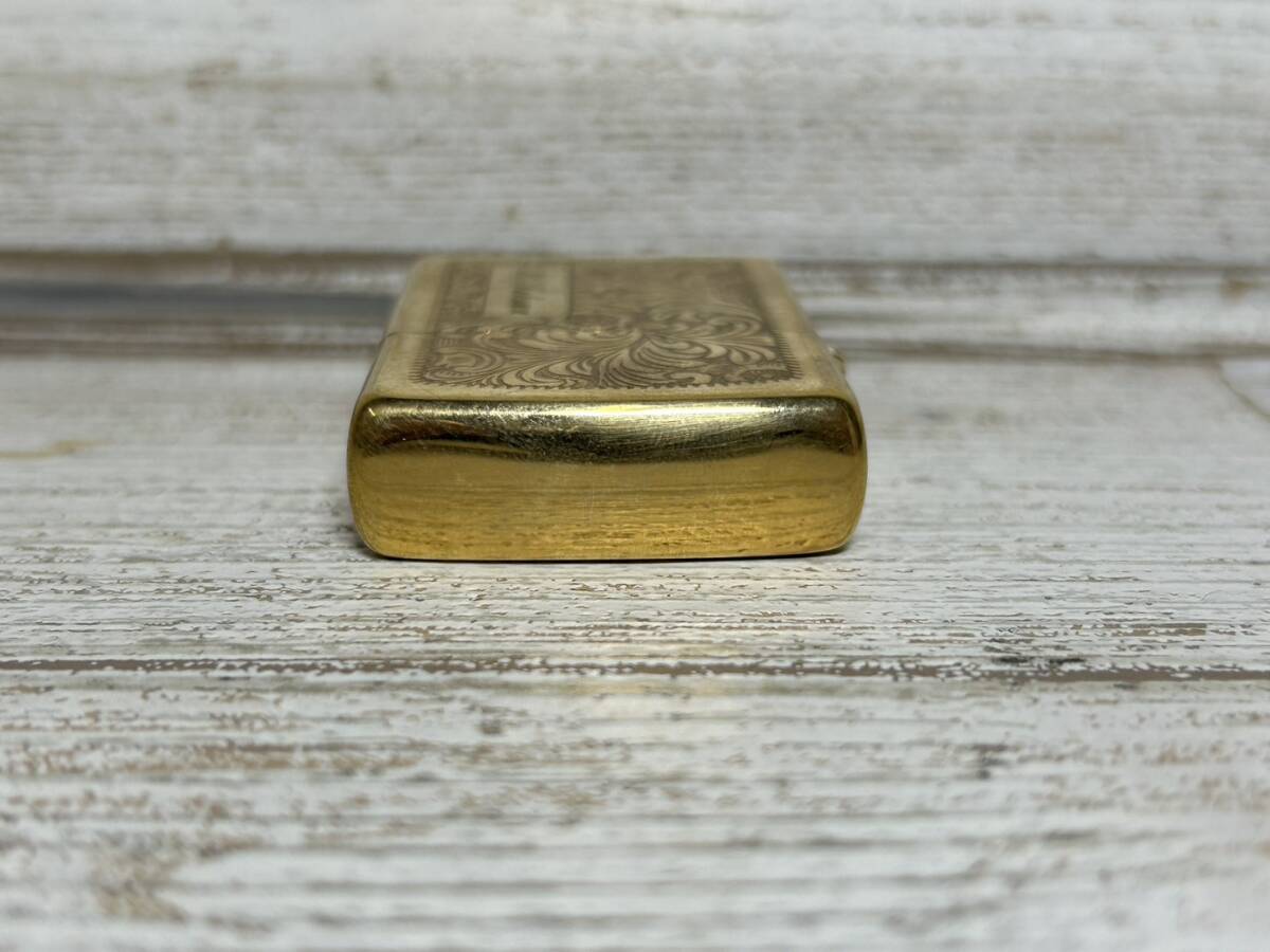 ★[240313-3MA]【現状品】《喫煙グッズ》ライター/ZIPPO/未着火/ジッポー/ベネチアン/唐草/Venetian/記名有/1985_画像7