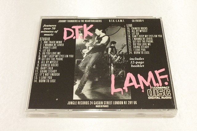 P61【即決・送料無料】70'S PUNK：Johnny Thunders And The Heartbreakers / D.T.K+L.A.M.F. / CD_画像3