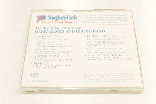 o7【即決・送料無料】【CD/SHEFFIELD LAB】HARRY JAMES AND HIS BIG BAND / THE KING JAMES VERSION_画像3
