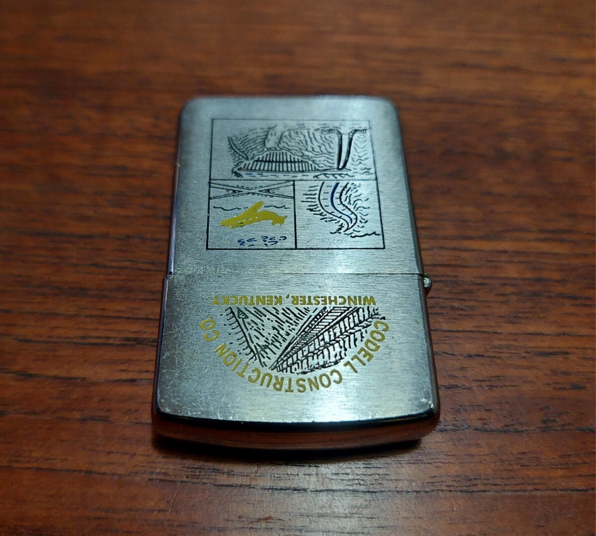 ジッポライター zippo ヴィンテージ CODELL CONSTRUCTION CO. 1996年製造_画像2