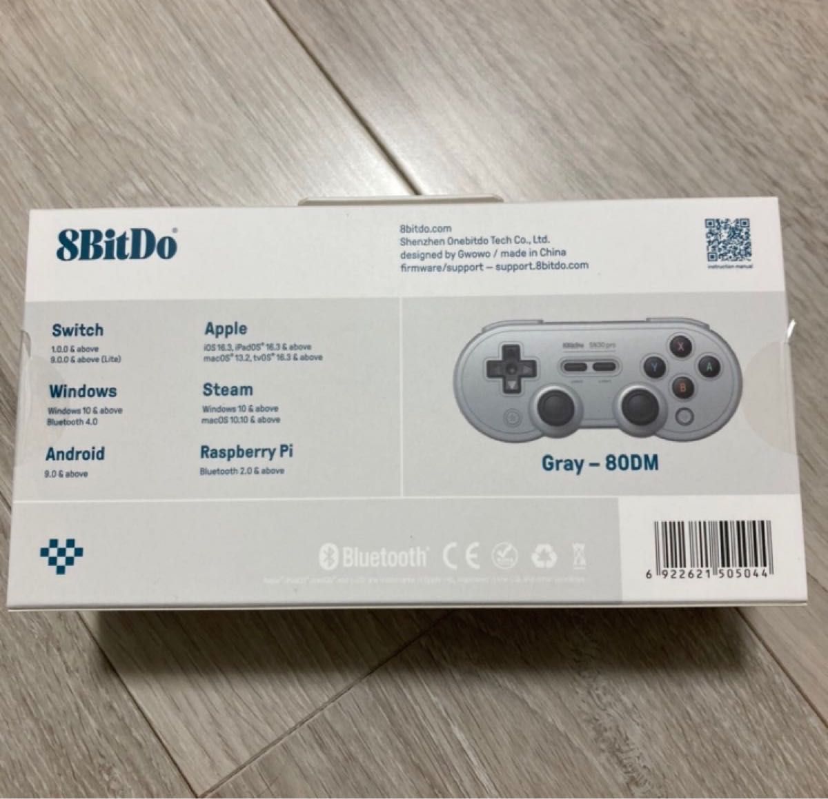 8Bitdo SN30 Pro 無線 コントローラー　グレー　ジョイスティック