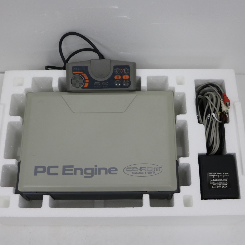 ジャンク品 NEC PCエンジン インターフェースユニット CD-ROM2 SYSTEM ゲーム機 レトロ CDROM付属なし 動作未確認の画像1