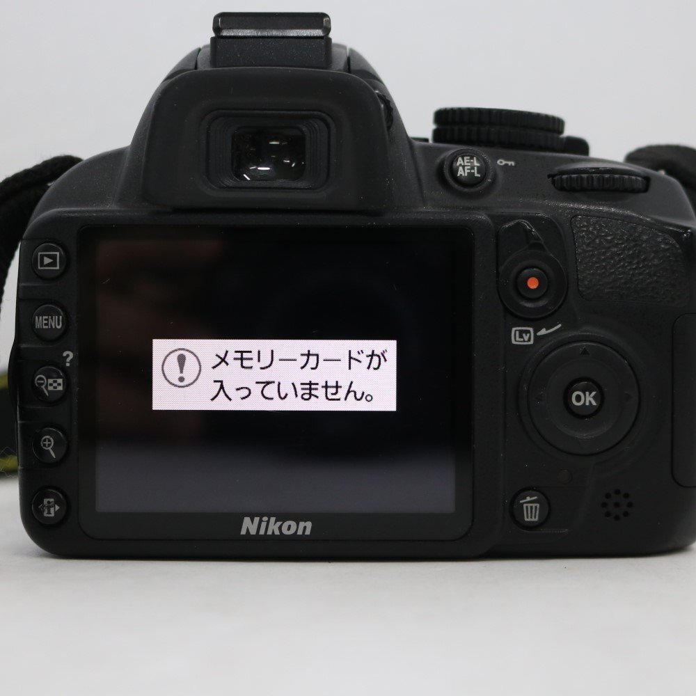 動作品 Nikon/ニコン デジタル一眼レフ カメラ本体 レンズセット D3100 レンズ交換式一眼レフレックスタイプ デジタルカメラ_画像6