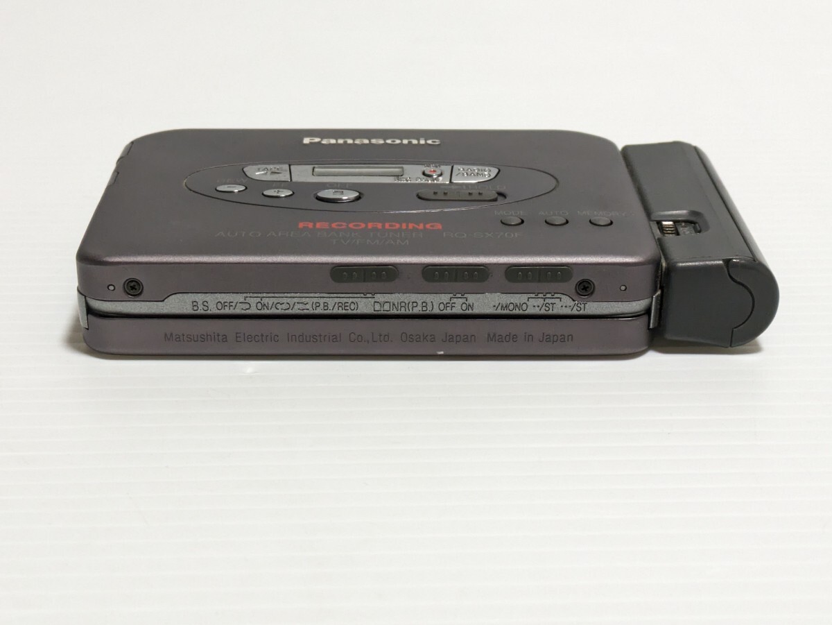 Panasonic パナソニック ポータブル カセットプレーヤー レコーダー RQ-SX70F FM/AM S-XBS 日本製品_画像4