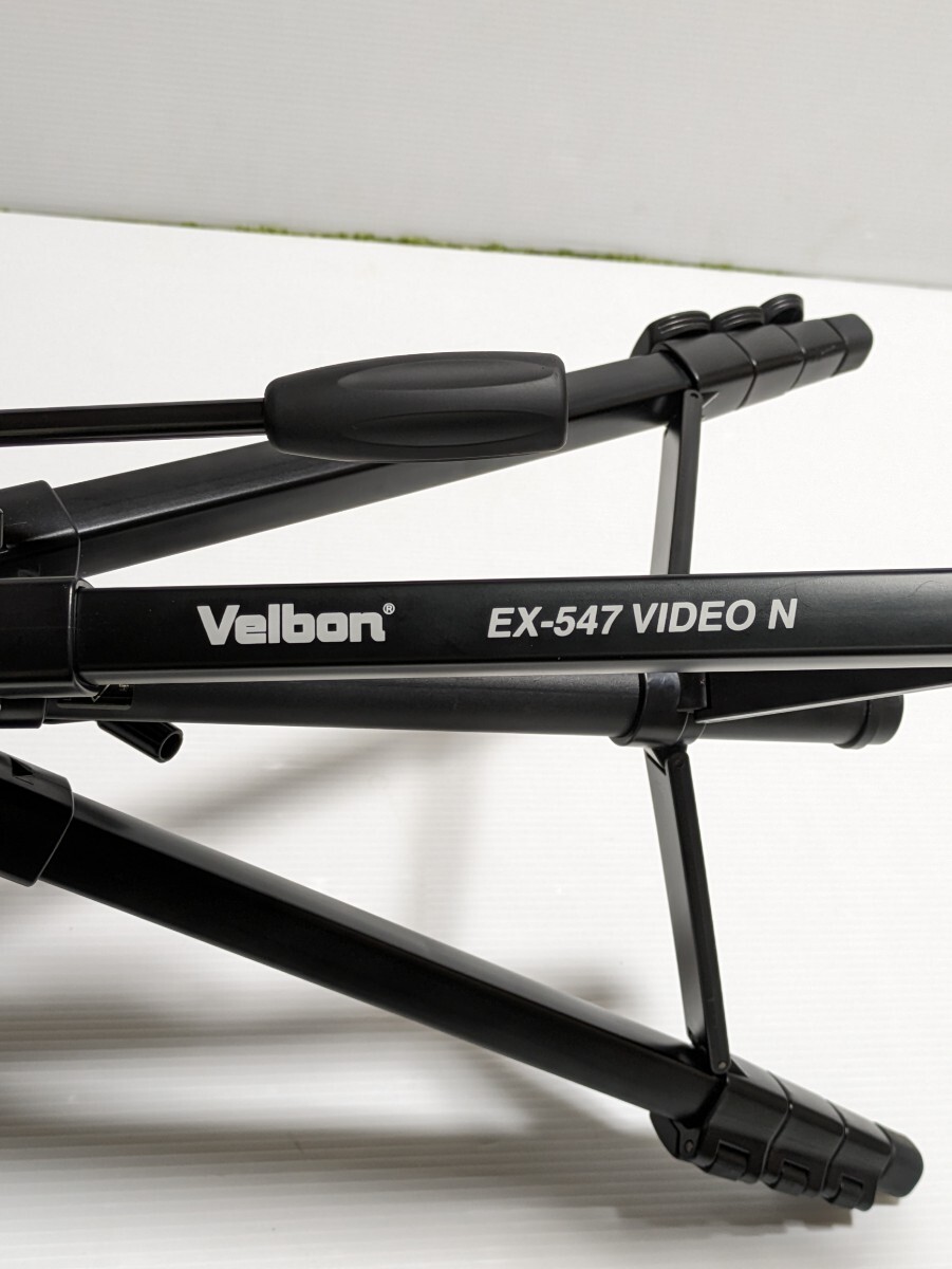Velbon ベルボン 中型 ファミリービデオ三脚 カメラ三脚 FHD-53D EX-547 VIDEO N ビデオ の画像2