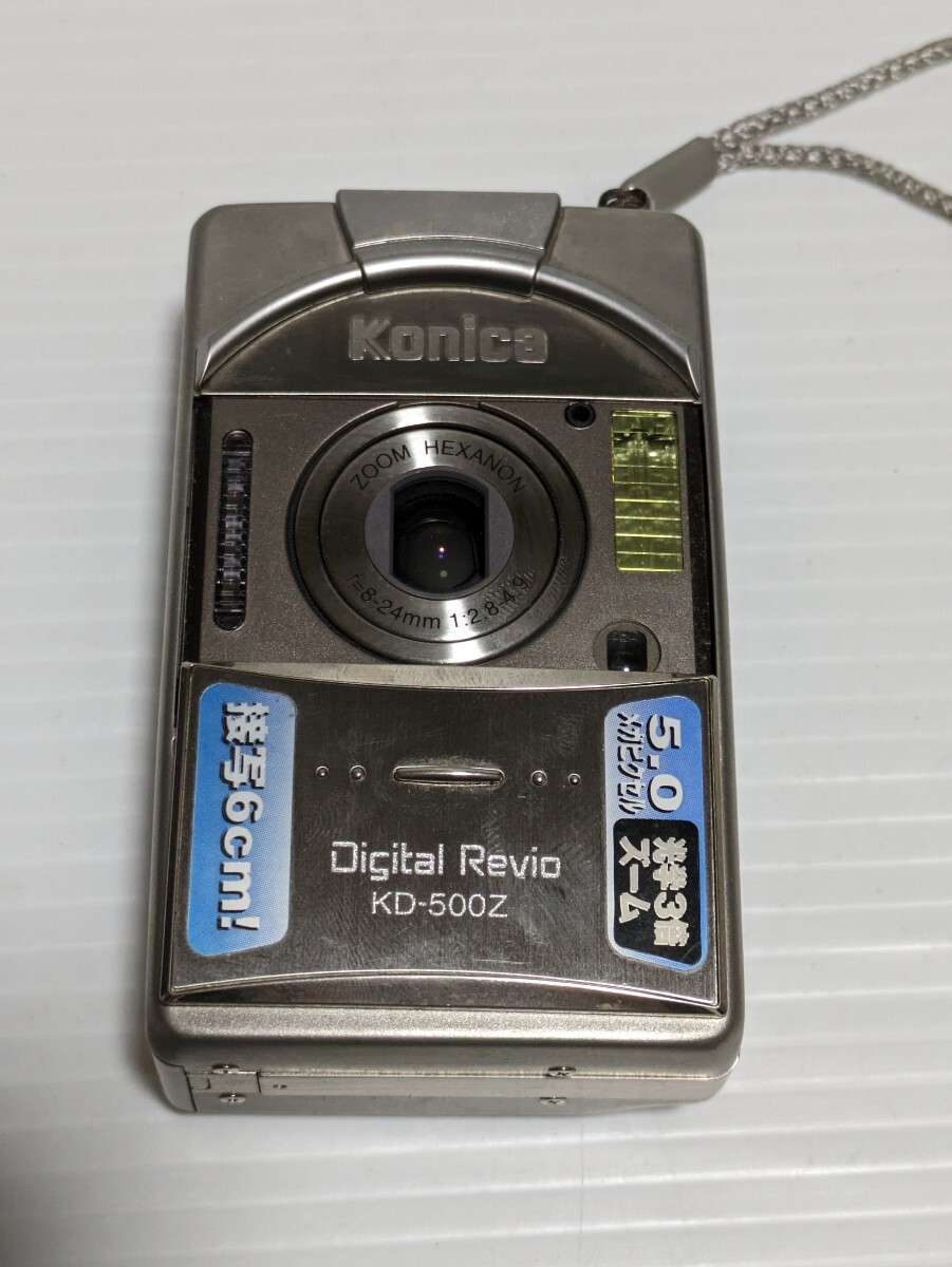 KONICA コニカ Digital Revio KD-500Z コンパクトデジタルカメラ　バッテリー付き　動作確認済み