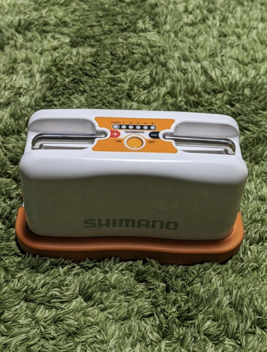 シマノ電力丸 10Ah 14.8V 電動リール 充電式リチウムイオンバッテリー 日本製品　ジャンク　　　　　　　　 _画像1