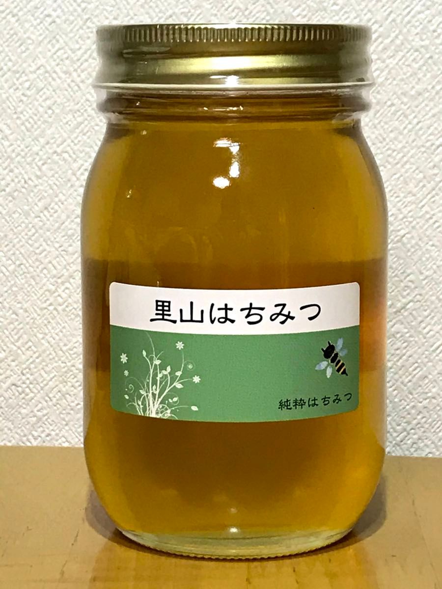 2023年収穫「生ハチミツ」天然　純粋　奈良県産　里山はちみつ　600ｇ　2本入り　　価格変更不可