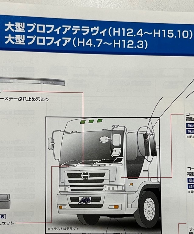 日野 プロフィア テラヴィ サイドグリップベース 純正部品メッキ加工 デコトラ当時物レトロ水産プロフィア一番星ダンプの画像3