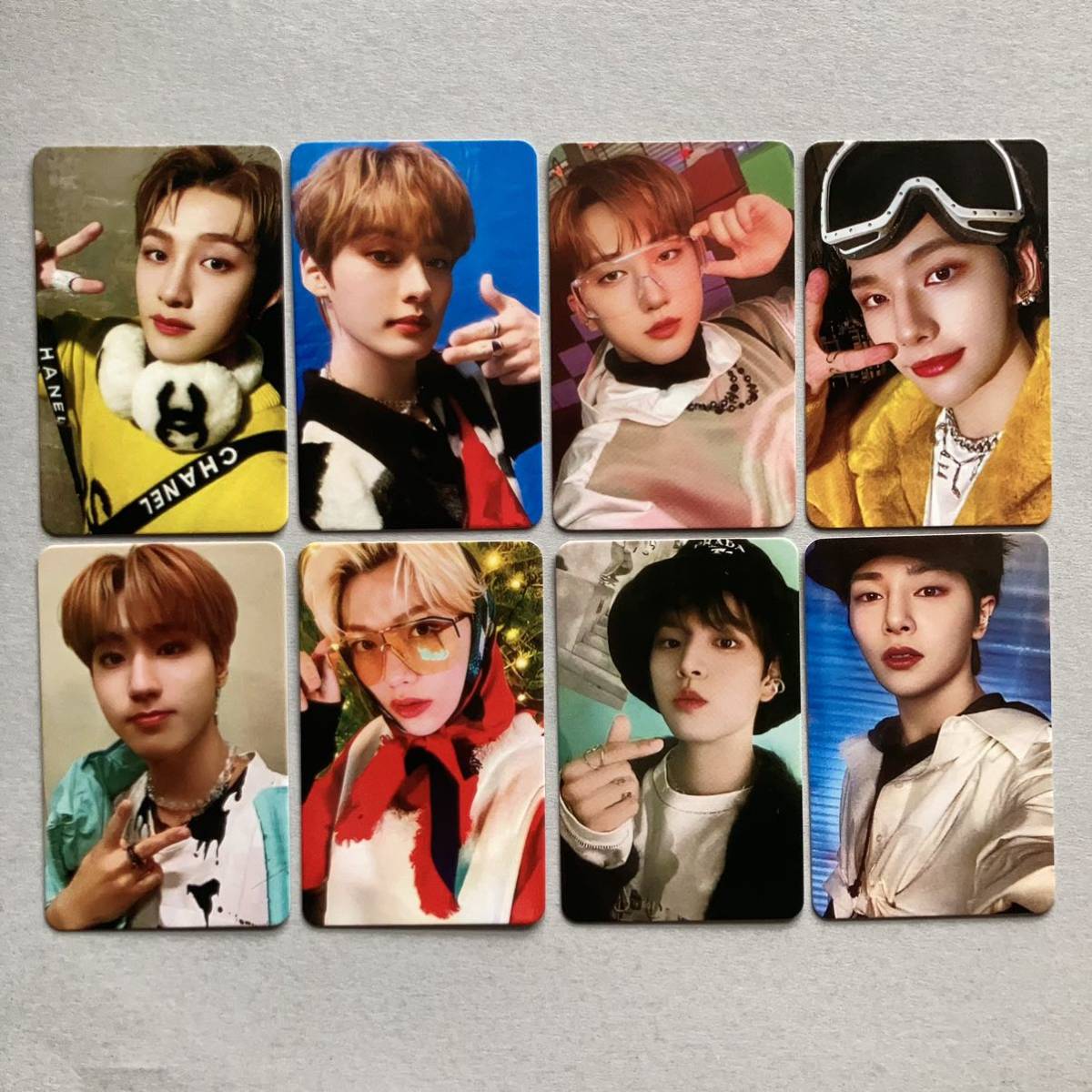 Stray Kids trading card 8 pieces set christmas evel