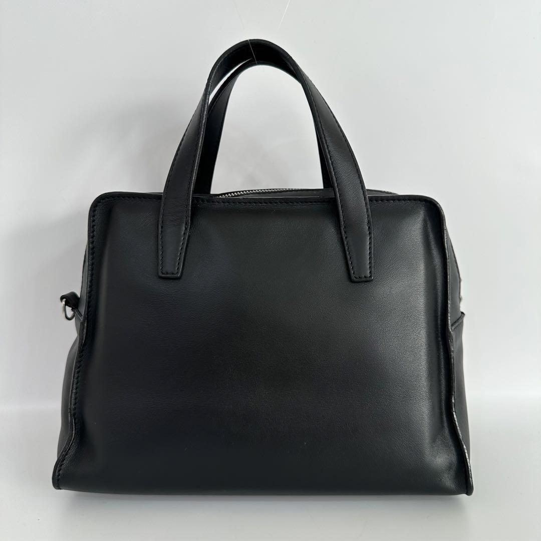 ロエベ LOEWE ハンドバッグ レザー ブラック 黒 2-16356_画像2