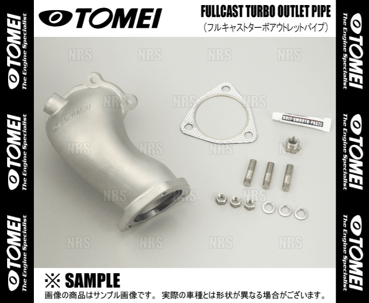 TOMEI 東名パワード フルキャスト ターボ アウトレットパイプ 180SX/シルビア S13/RPS13/PS13/S14/S15 SR20DET EAI非対応モデル (423004_画像2