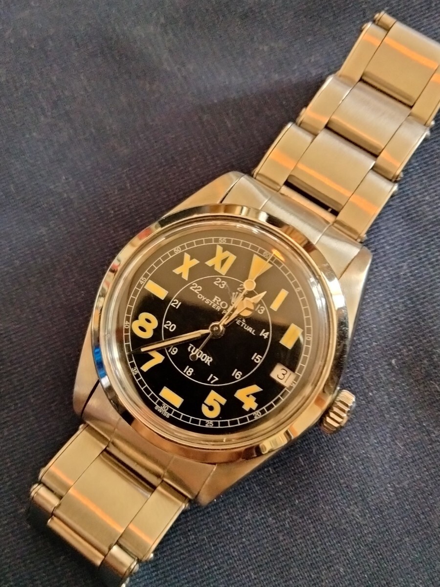 ROLEX TUDOR CALIFORNIA DIAL ロレックス チュードルWネーム カリフォルニアダイアル ユニークダイアル の画像1