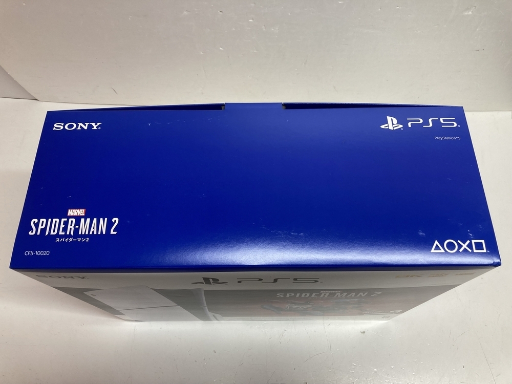 sy4175-24 SONY PS5 PlayStation 5 本体 Marvel's Spider-Man 2 スパイダーマン2 同梱版 CFIJ-10020 【箱傷み】【未使用】_画像3