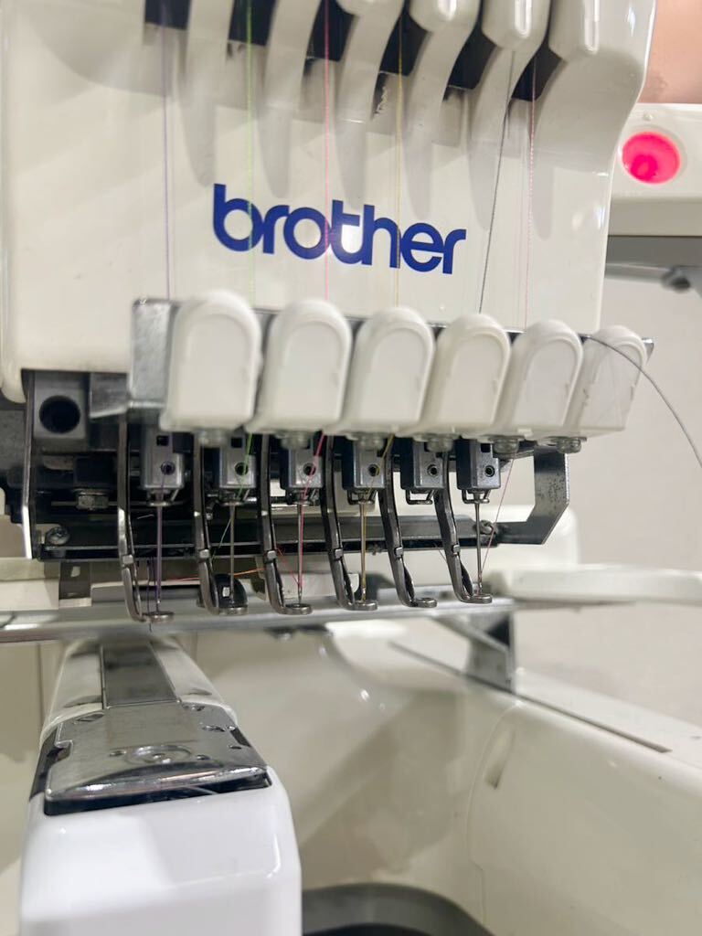 brother ブラザー PR-600 動作良好 試縫い済み 業務用刺繍ミシン 説明書付きの画像4