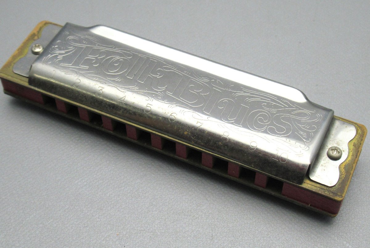 A633◆ハーモニカ HARMONICA Folk Blues フォークブルース TOMBOトンボ 株式会社トンボ楽器製作所_画像2