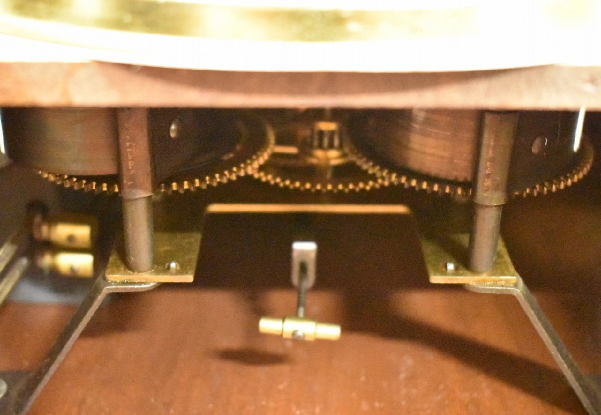 竜B595◆昭和レトロ SEIKOSHA 精工舎 ゼンマイ式 掛時計 古時計 柱時計 ボンボン時計 機械式 振り子時計 木製 アンティークの画像6
