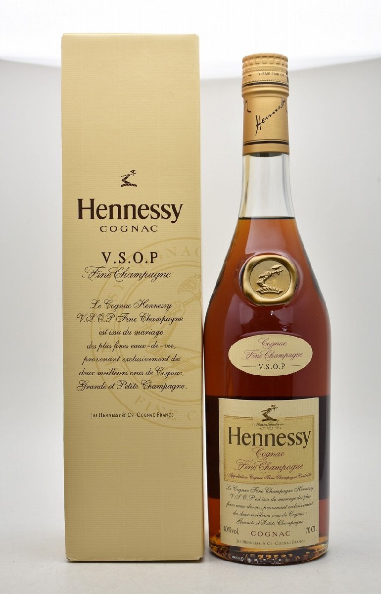 竜酒2613◆未開栓 Hennessy ヘネシー VSOP スリムボトル 700ml 40度 ブランデー コニャック_画像1