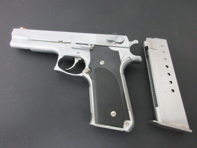 S＆W Model 645 シルバーモデル ASGK M645 ガス銃 現状品 #34761-39_画像1