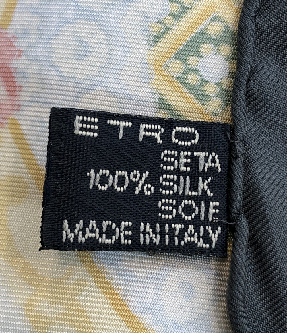 エトロ スカーフ シルク100% 花柄 レディース ETRO [0502]_画像2